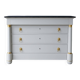 Empire style chest of drawers, 19th century, painted