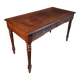 Antique French writing desk in oak with two drawers, 1920s.