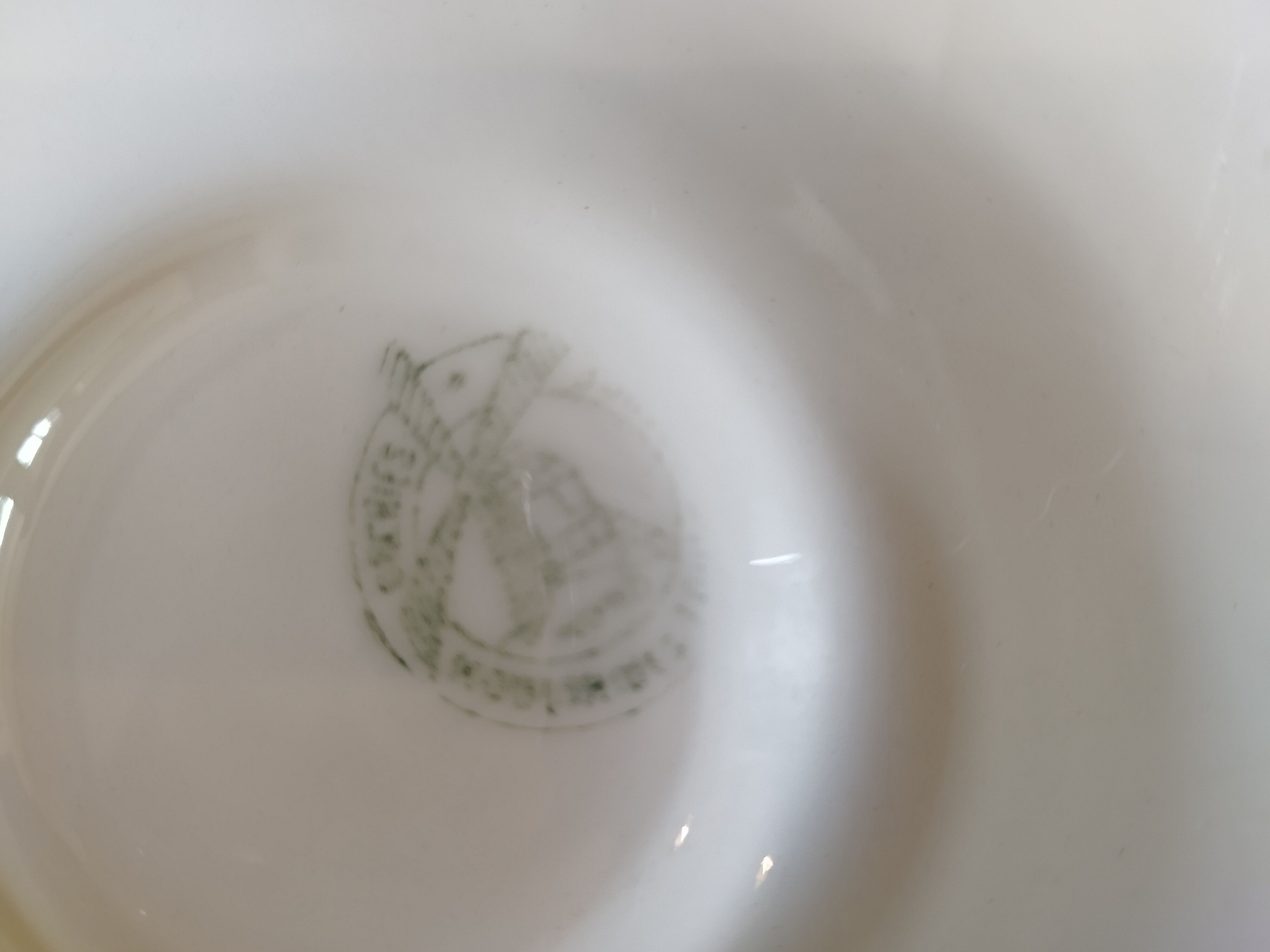 Set of 6 oyster plates and dish