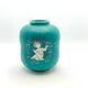 Gustavsberg vase Sweden signed Wilhelm Kage "Argenta", 1950