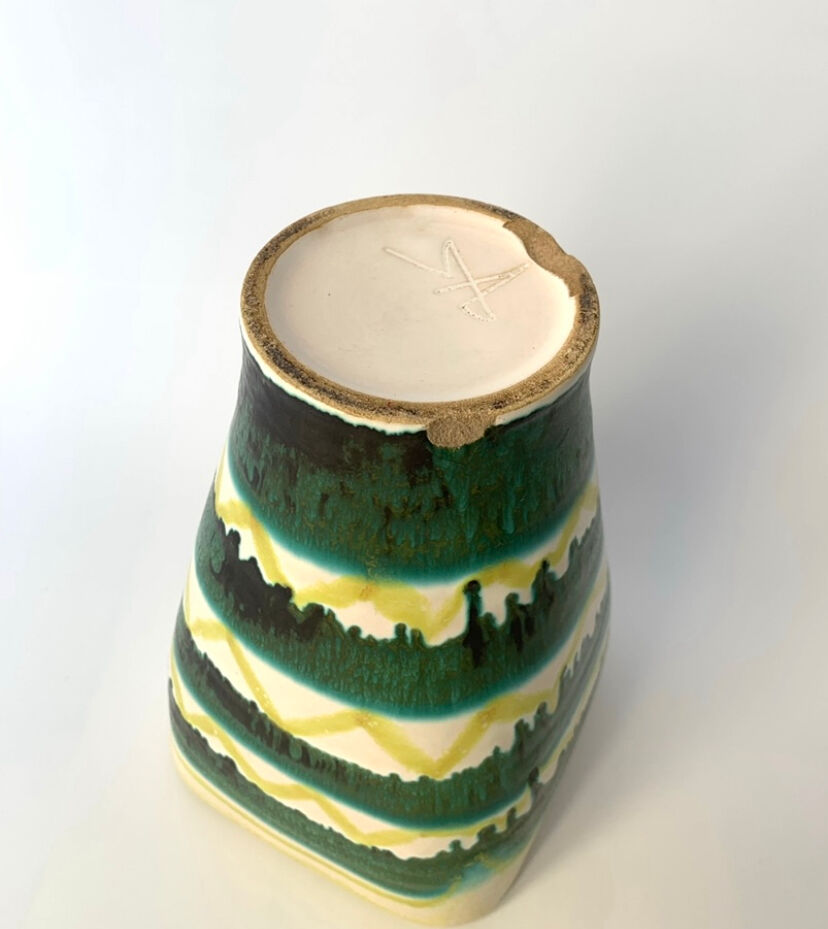 Earthenware vase by Robert Deblander