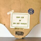 Baroque gold leaf gilded shell mirror