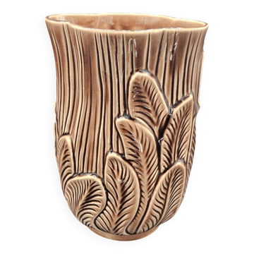 Grand Vase Art Deco Faïence Made In France 1950