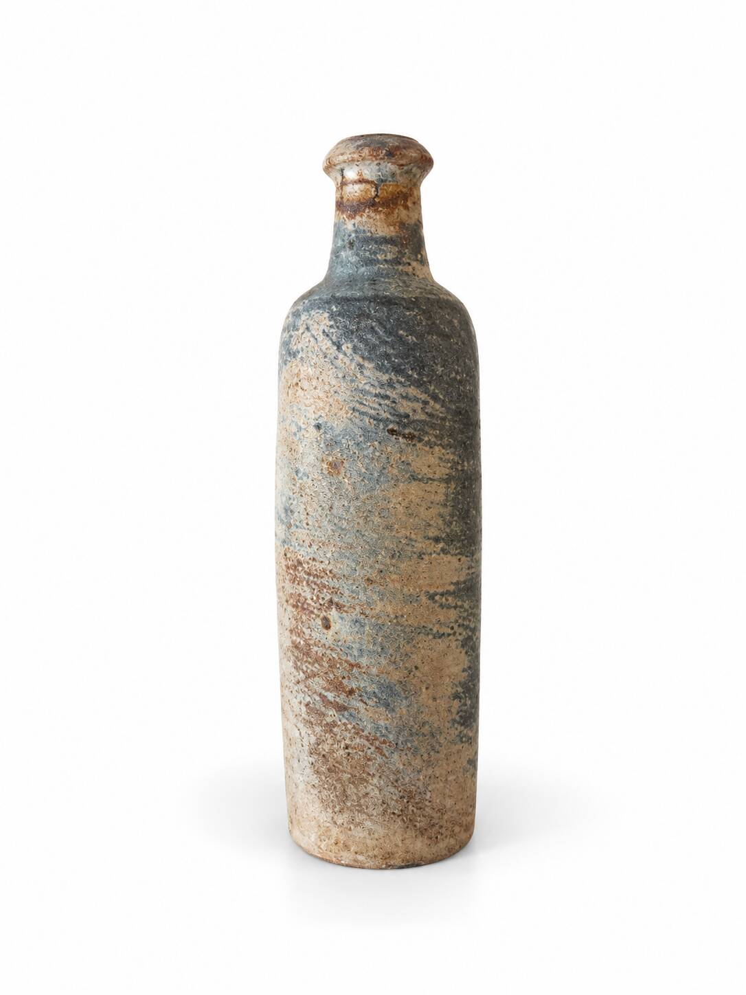 Pair of antique stoneware bottles from Normandy – Ger