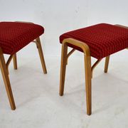 Tabourets en hêtre Ludvik Volak des années 1960 par Drevopodnik Holesov, Tchécoslovaquie