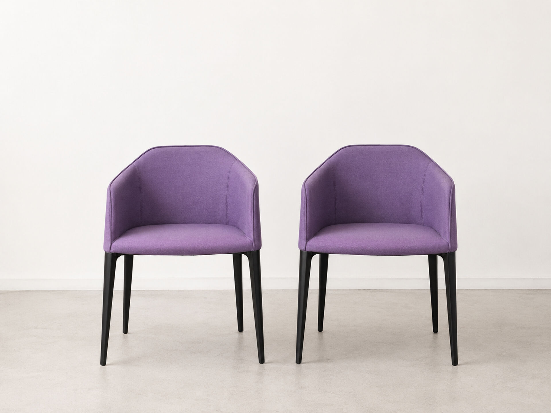 2 Pedrali Laja armchairs – Italian design – Alessandro Busana