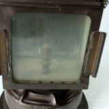 1930s - old carbide lamp, railway signal lamp, made of copper, metal and glass, by A. Butin/Paris