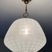 Scandinavian frosted glass pendant light