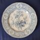 Assiettes en faïence anglaise. 19ème.  Grosvenor China