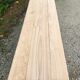 Shop counter in raw chestnut 205cm