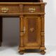 Grand Neo-Renaissance ministerial desk with steps in oak - circa 1880-1890