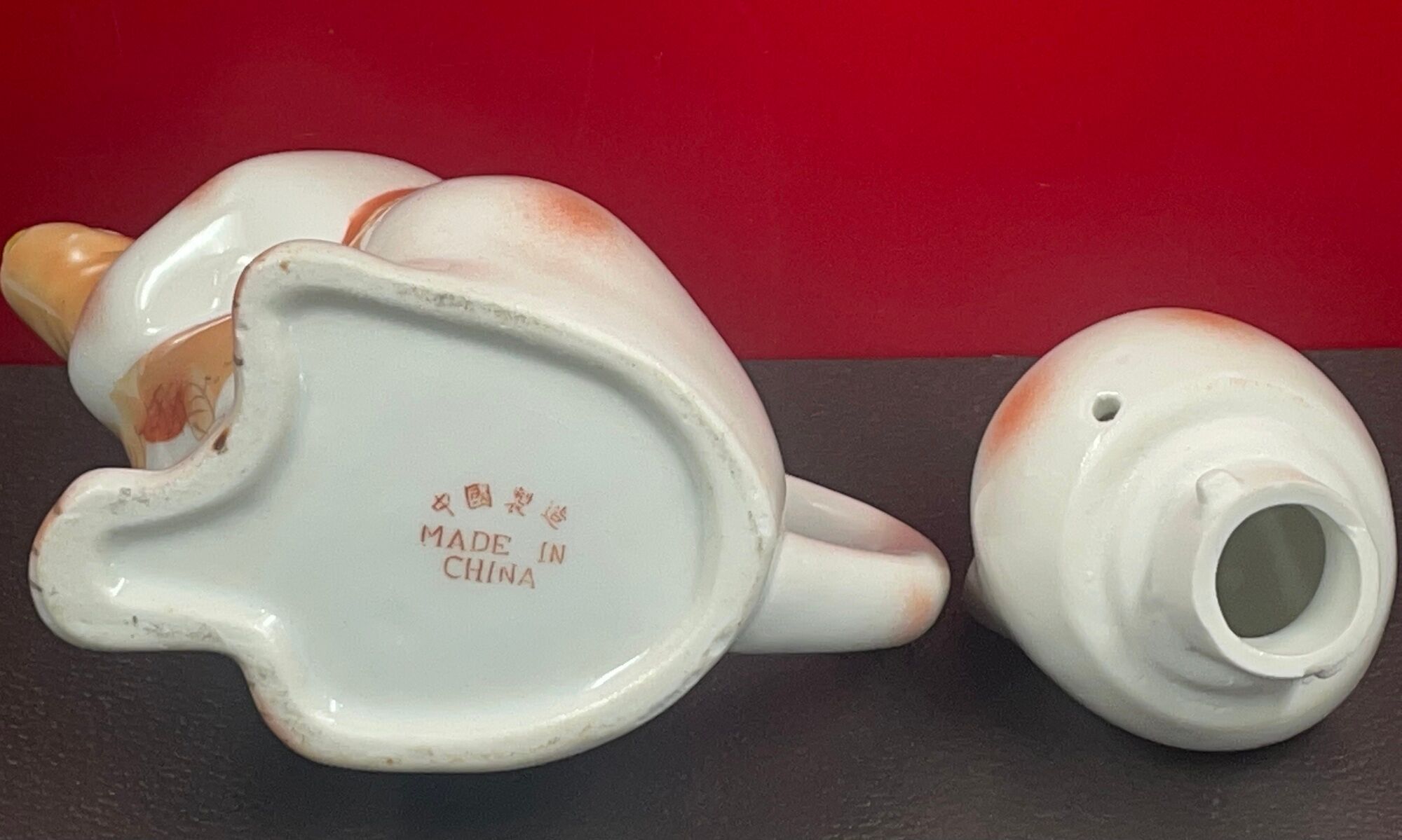Teapot pouring zoomorphic cat chinese fish faience porcelain teapot cat