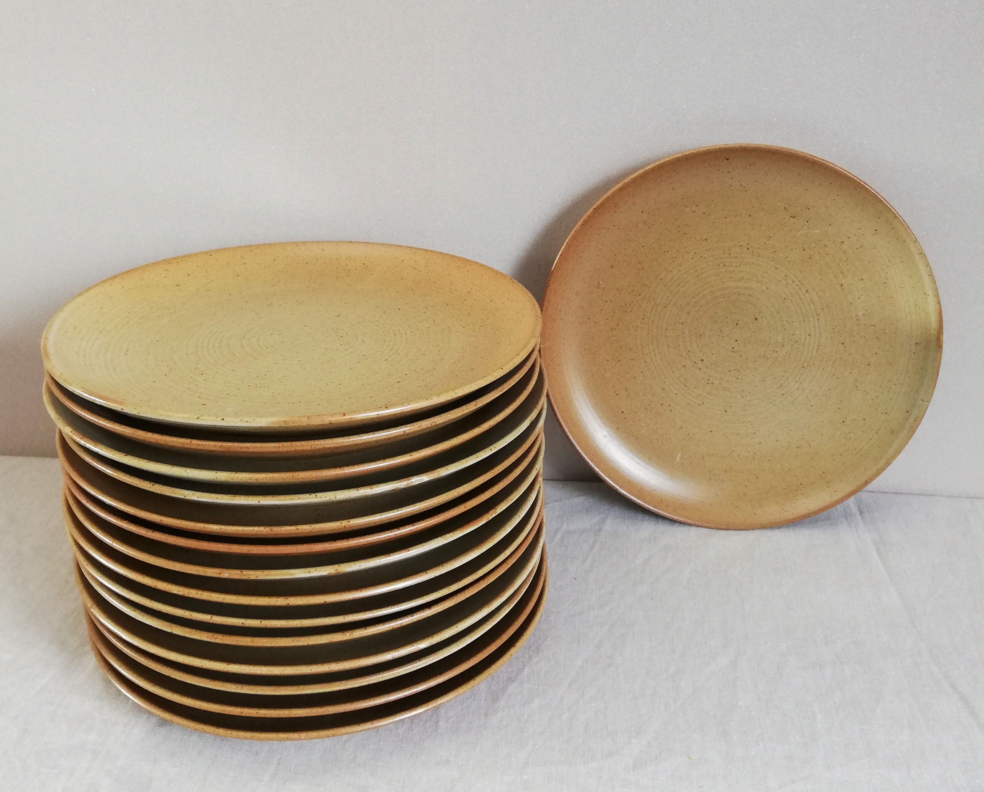 Service 15 flat plates Grès Village CNP France