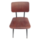 Chaise industrielle Galvanitas S16 Pagholz Pays-Bas 60's