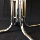 Round coffee table smoked glass