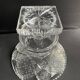 Large bowl on foot – Cut crystal - 20th century