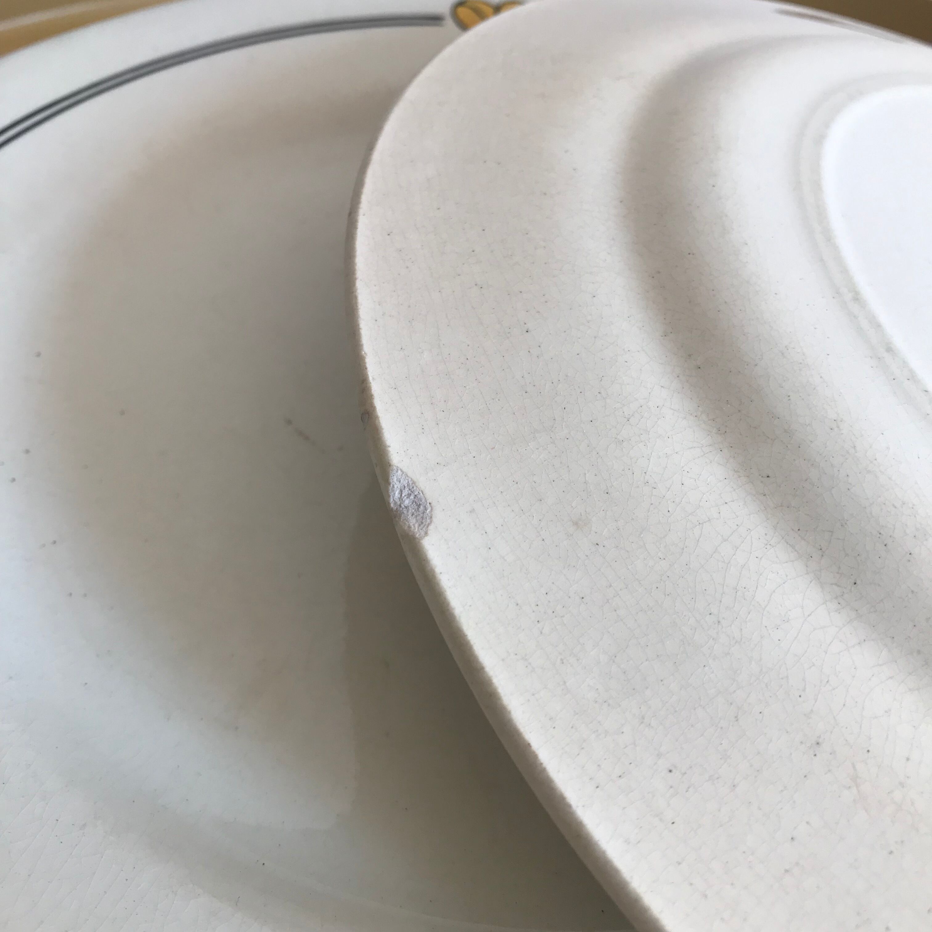 Flat plates and dessert plates Terre de Fer