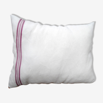 Coussin   en lin beige