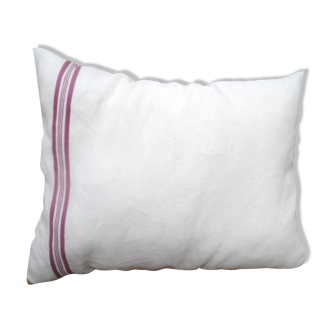 Coussin   en lin beige