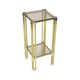Table d'appoint italienne design Hollywood Regency années 70