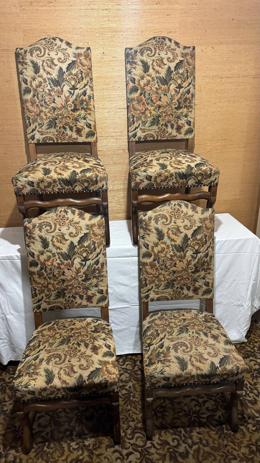 Set of 4 vintage LXIII style chairs