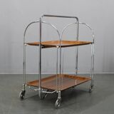 Mid-century folding serving cart, Italy, 1970s