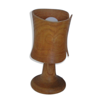 Wooden table lamp mass size including design lampshade 70/80