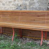Banc extérieur latté