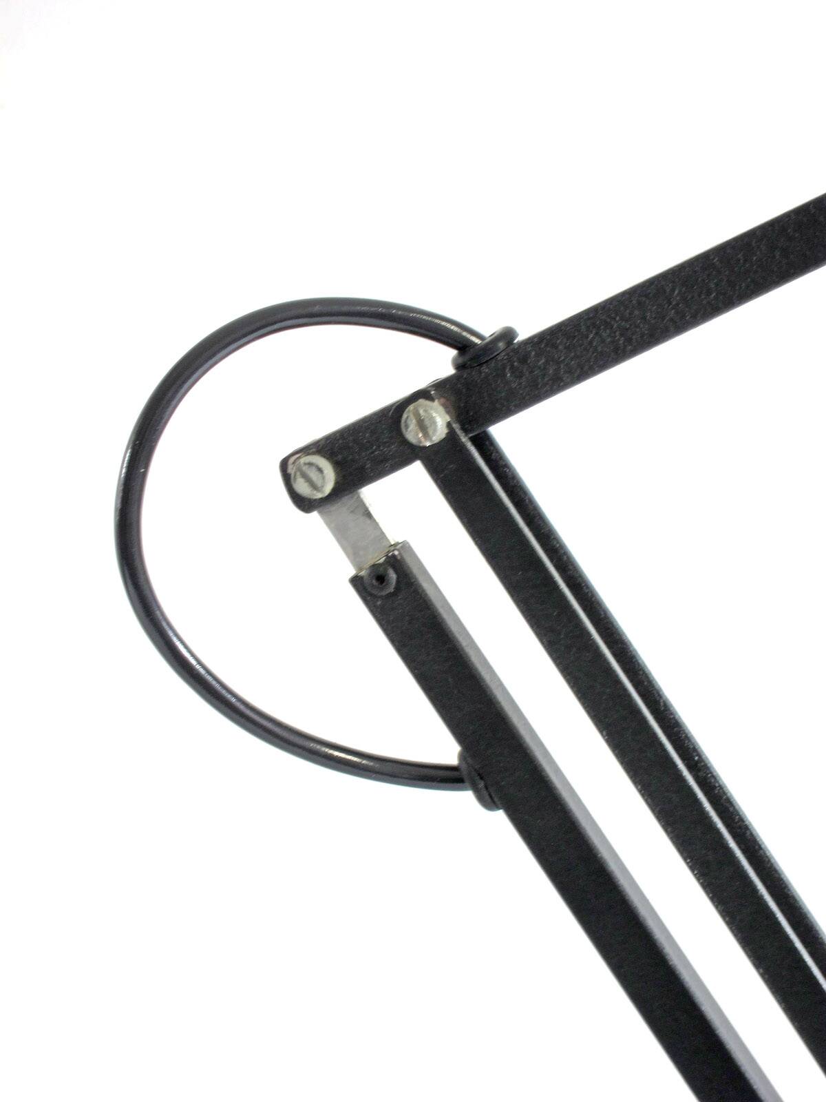 Adjustable vintage Anglepoise desk lamp – Black with rare textured finish