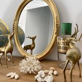 Golden mirror 47x37cm