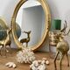 Golden mirror 47x37cm