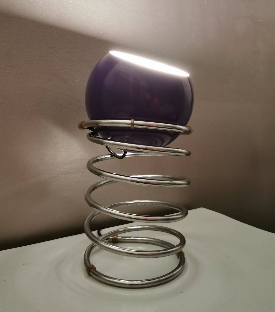 Vintage spiral lamp 70s