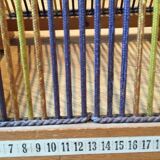 Door wood 60 - 70s vintage vinyl