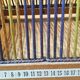 Door wood 60 - 70s vintage vinyl