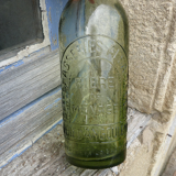 Glass beer bottle Alsatian Breweries Biere de ménage Angouleme