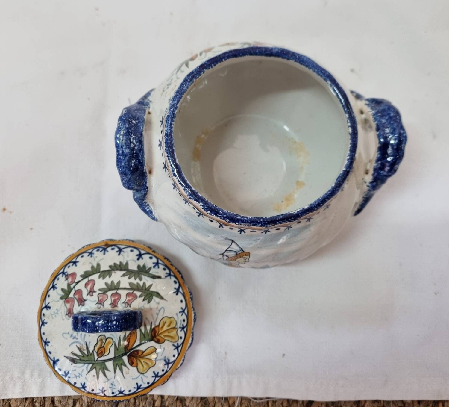 Henriot Quimper coffee service from 1930