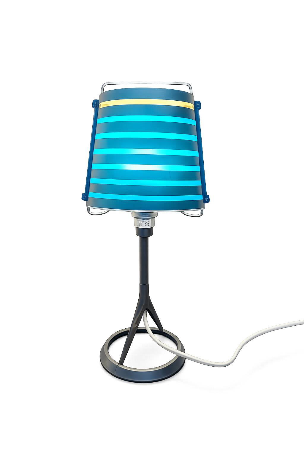 Cleto Bicolore Memphis Lamp - Roberto Favaretto for Lucente, 1980