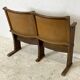Banquette de cinéma en bois 1930