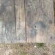 Rustic solid oak coffee table farmhouse initials J C