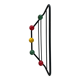Wall coat rack