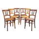 6 chaises bistrot de compagne  années 30/40