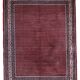Handmade indian indian vintage rug 204cm x 252cm 1970s
