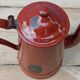 Brown enamelled coffee maker