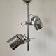 Rare Chrome Ceiling Lamp from the Mid-Century, Lidokov, 1970s