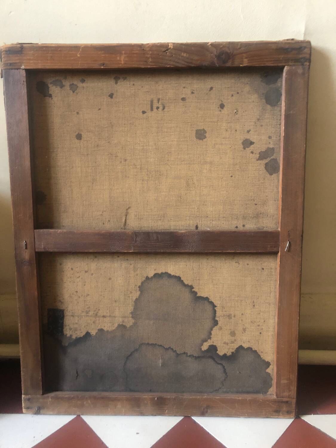 Portrait of a man, oil on canvas, 19th century