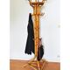 Porte-manteau perroquet en bambou vintage