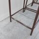 Series of 6 old workshop iron stools 1980