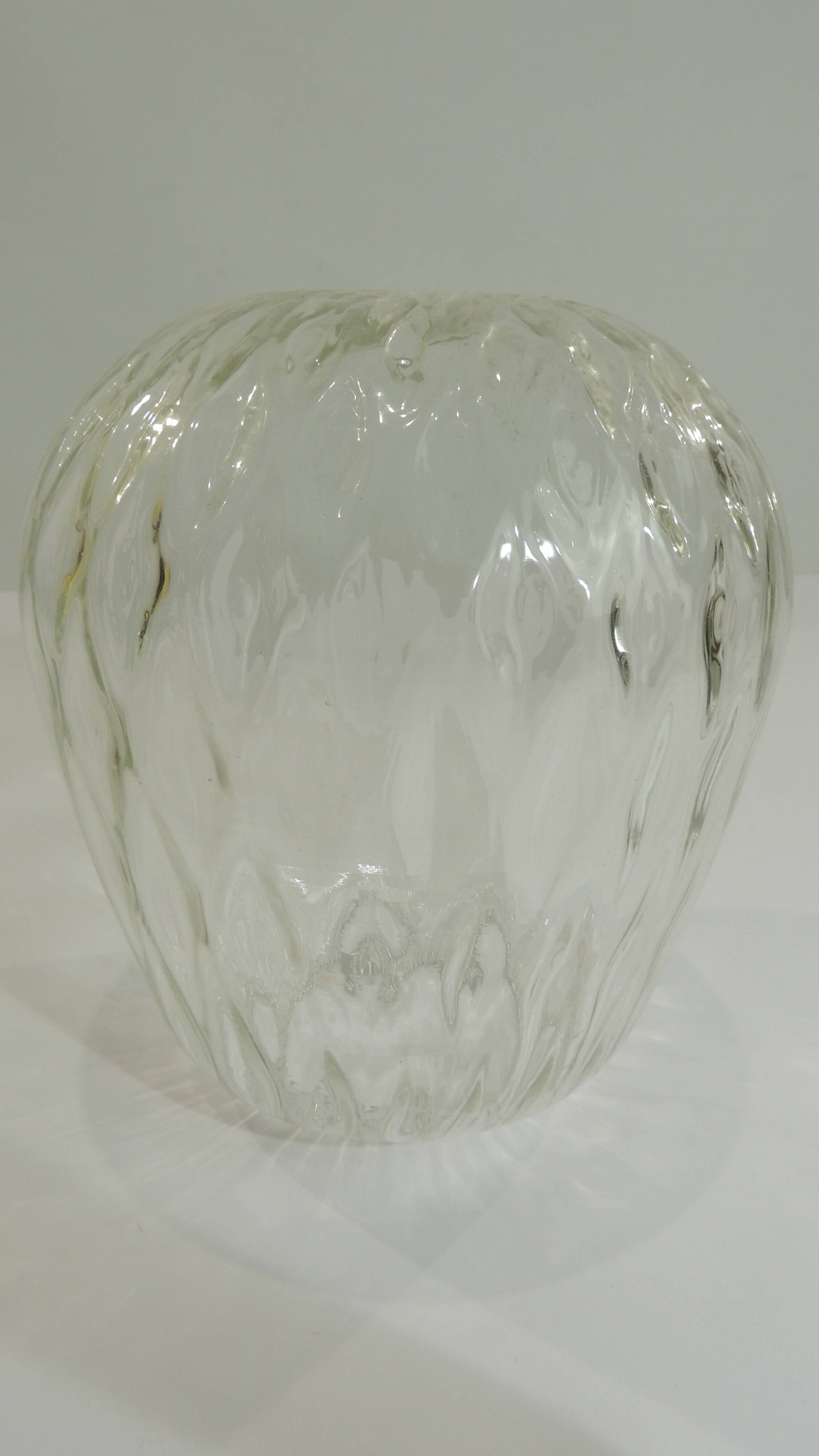 Set of 4 tulip globes vintage glass lampshades from the 70s-80s – Opaline b