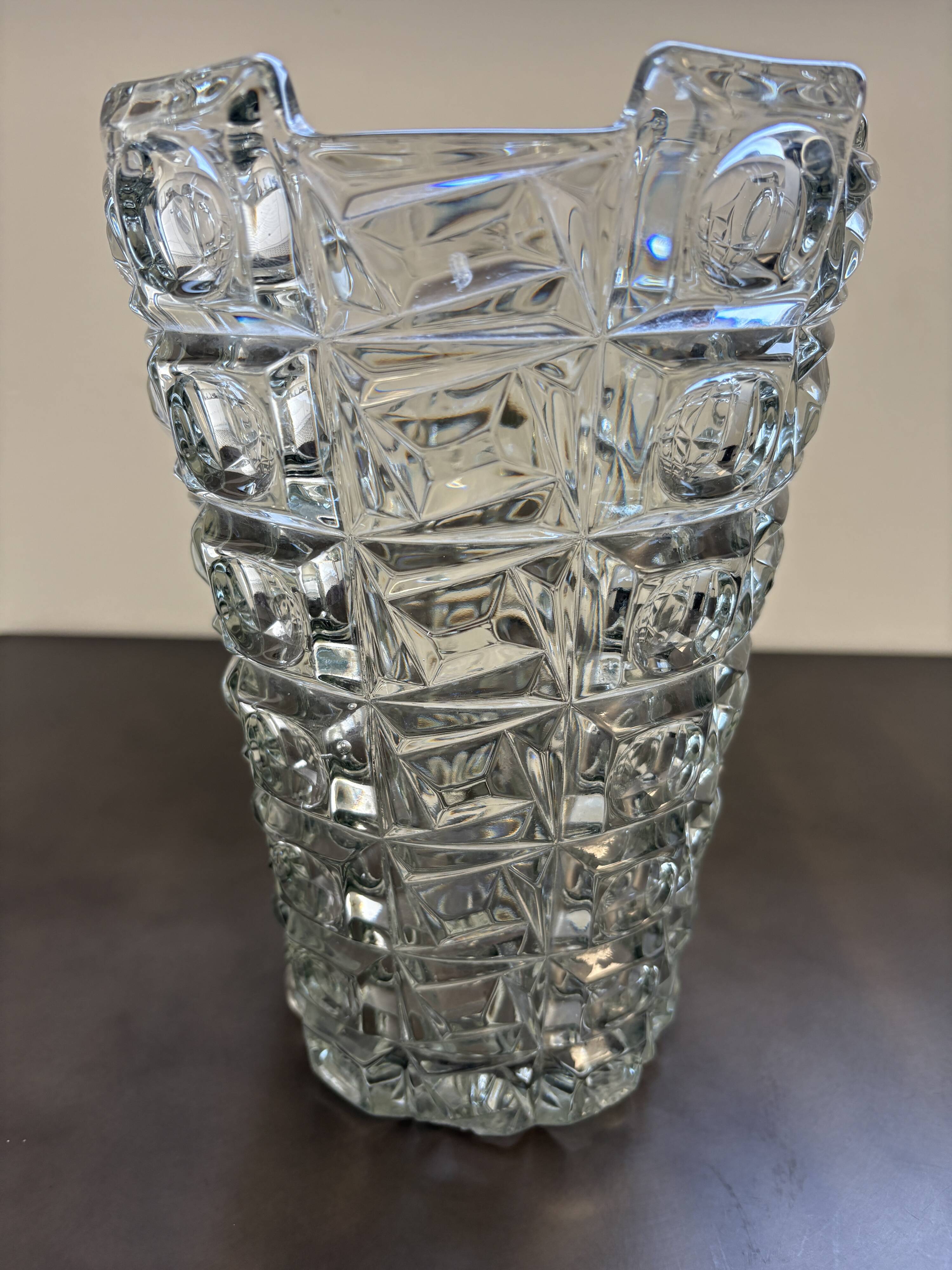 Sklo Union Libochovice crystal vase