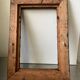 Antique handcarved frame   solid wood 33.5  x 29 cm  opening measurements 23.5 cm x 19 cm cedar wood